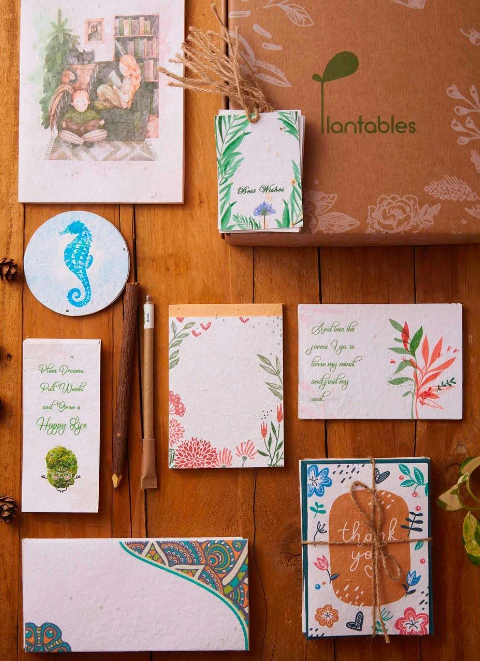 Sustainable Stationery by Plantables