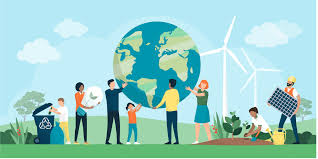 Community family illustration